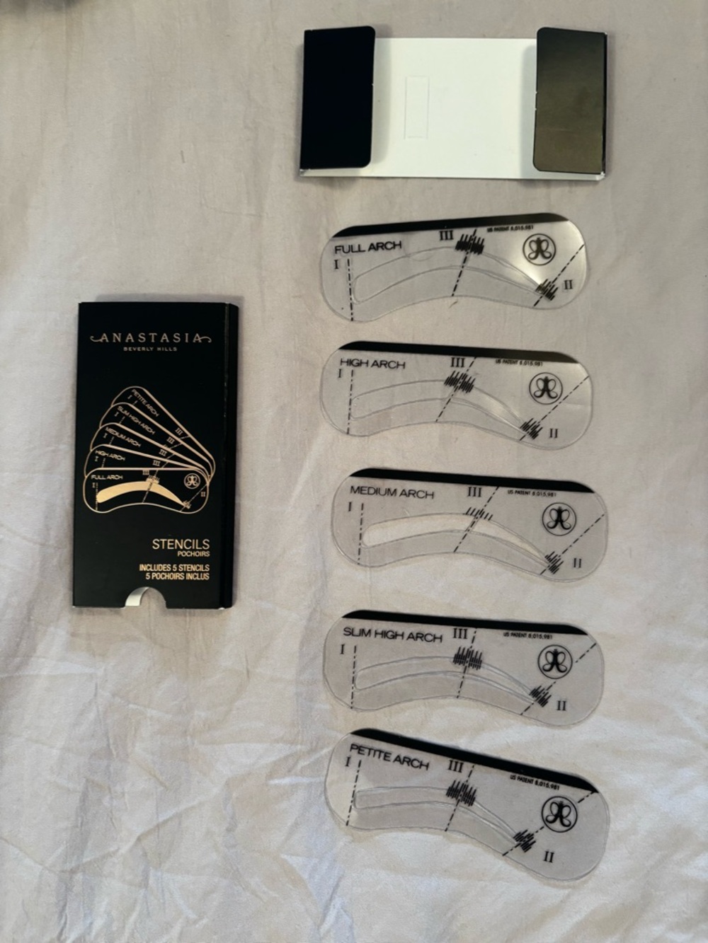 Anastasia Beverly Hills Clear Brow Stencil Kit - Transparent